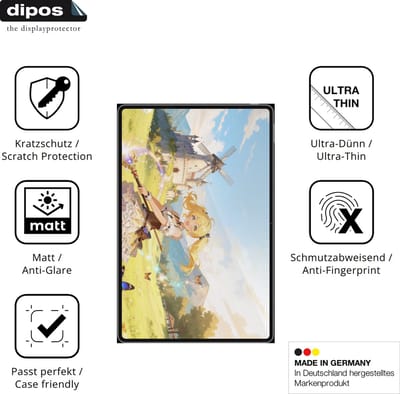 dipos – 2x Matte Beschermfolie geschikt voor Honor MagicPad 4 12.3 | Krasbestendige & antireflecterende Screenprotector Ultra-Thin