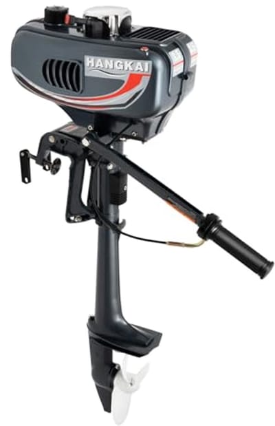 Buitenboordmotor 3,5 pk 2-takt voor Vissersboot met Waterkoeling en Handstart