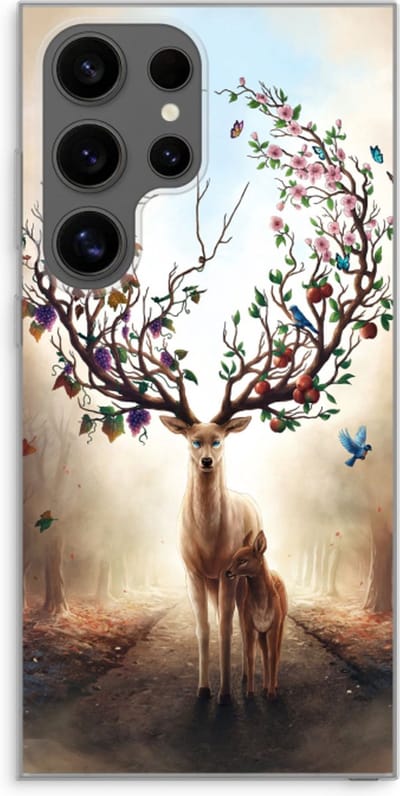 Case Company® - Hoesje geschikt voor Samsung Galaxy S24 Ultra hoesje - Seasons Change - Soft Cover Telefoonhoesje - Bescherming aan alle Kanten en Schermrand