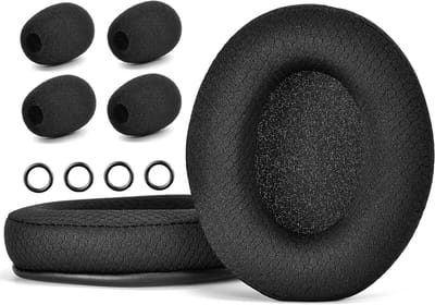 Comfortabele Oorkussens en Microfoon Schuimvervanging voor Gaming Headsets zoals CloudX, Cloud II en Cloud III met Mesh Design en Geluidsisolatie