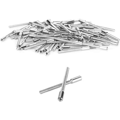 100 stuks 0,9 mm Opwindstelen Horlogeuurwerk Accessoire Vervanging Horloge Reparatie Onderdeel white