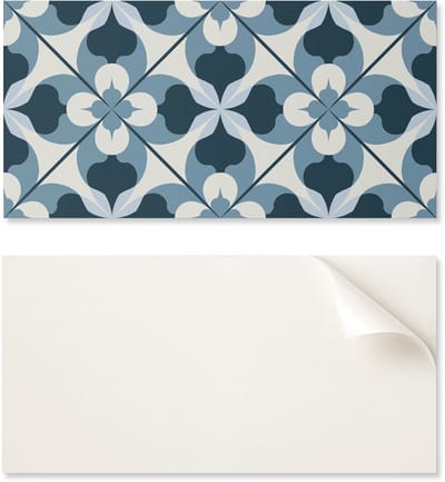 Vinyl muurposter voor hal 100x50 cm, abstract geometrisch patroon