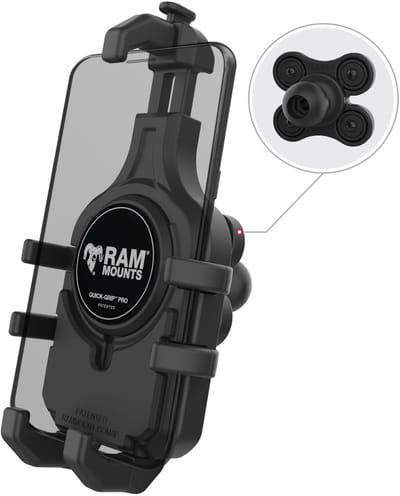 Quick-Grip™ Pro Telefoonhouder met Kogel en Trillingsdempers RAM-HOL-PD5BVU