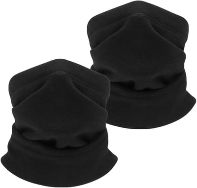 Dailygoody - Thermo fleece halswarmer - Nekwarmer voor winter - Winddicht en elastisch - Universele maat - Bivakmuts voor dames en heren - Ideaal voor
