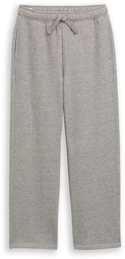 Tom Tailor - Wijde broek met glitterlook - Maat 176 - grey melange with glitter