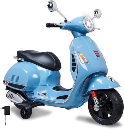 Elektrische Kinder Scooter - Kinderspeelgoed Motor - Buiten Spelen - Lange Rijtijd Accu - 102 x 75.5 cm - Blauw