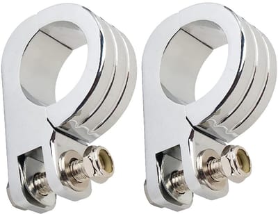 Motorcycle Highway Pegs en Voetsteunen voor 38mm Crash Bar - Universele Montage voor Motoren, Comfortabele Voetsteunen en Stevige Bevestiging