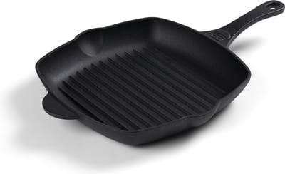 Żeliwna patelnia grillowa 28x28 cm – Holm