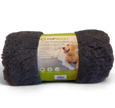 Topmast VetBed Antraciet - 100 x 75 cm - Antislip & Hypoallergeen