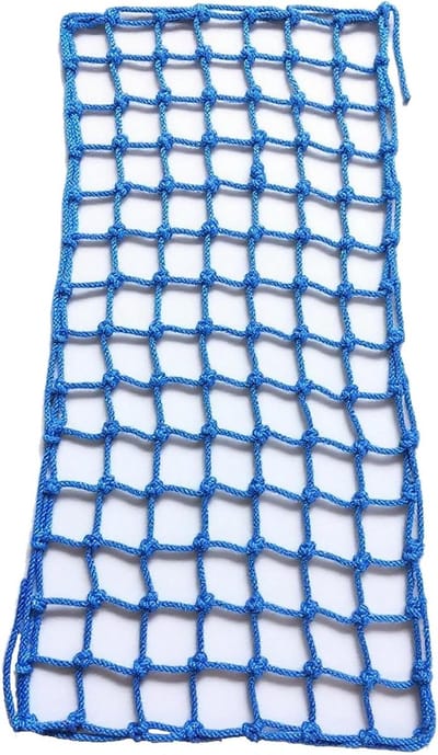 Zwaar Klimnet - Speeltuin Net - Buiten Spelen - 12mm Dikke Touwen - 91 x 182cm - Blauw