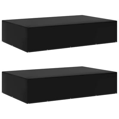 vidaXL - Tuinmeubelhoezen - 2 - st - met - 12 - oogjes - 325x205x70 - cm