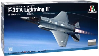 Italeri Modelbouwpakket Vliegtuigen - 2506 F-35 A Lightning II (NL decals!) Plastic - 1:32 - Modelbouw