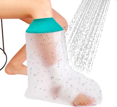 Ulisem - Waterdichte beenhoes - Bescherming voor gips en verband - TPU materiaal - Herbruikbaar - Waterafstotend - Geschikt voor douchen en baden - Volwassenen en kinderen