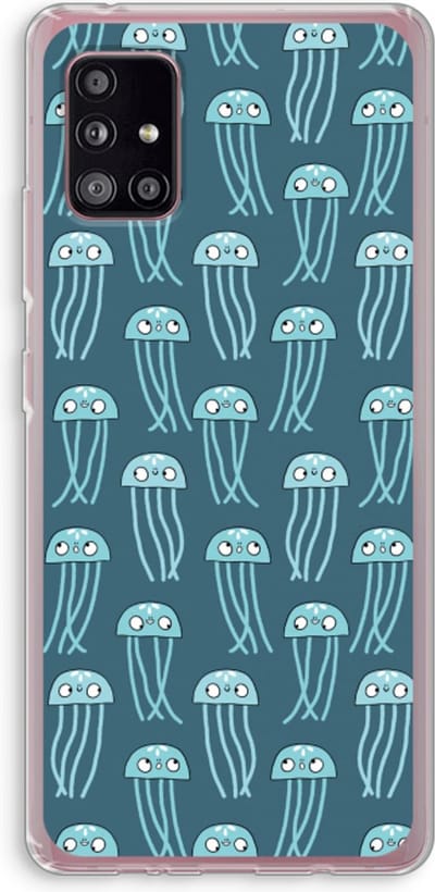 Case Company® - Hoesje geschikt voor Samsung Galaxy A51 5G hoesje - Kwallie - Soft Cover Telefoonhoesje - Bescherming aan alle Kanten en Schermrand