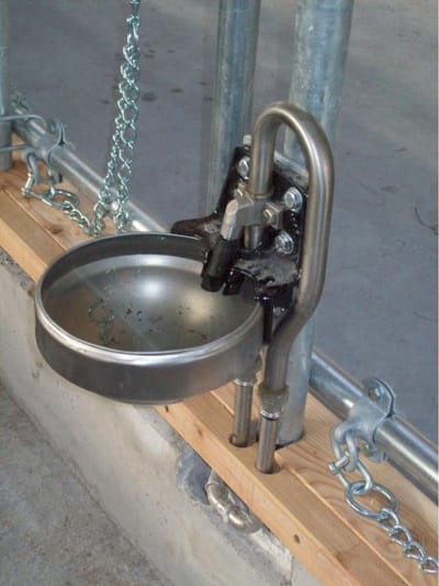 Suevia drinkbak Model 1200 messing ¾"