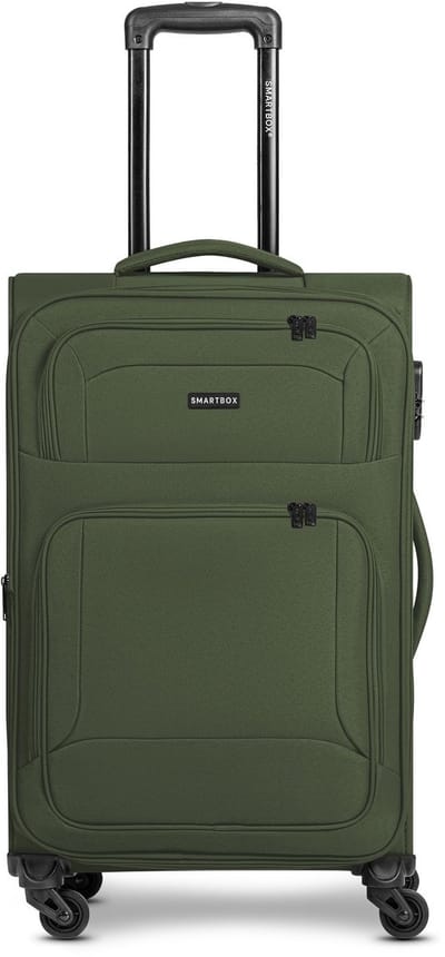 Smartbox Edition 04 4 wielen Trolley 67 cm met uitbreidingsplooi - Zachte bagage - Combinatieslot - slate-green