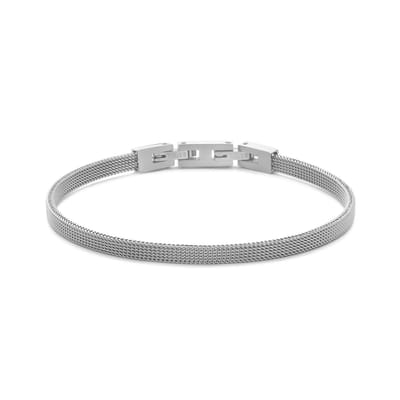 7FB-0840 – Frank 1967 – Heren Armband – Stalen Chain Armband – Zilverkleurig