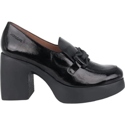 Wonders Frau - dames pump - Zwart - maat 40 (EU) 7 (UK)