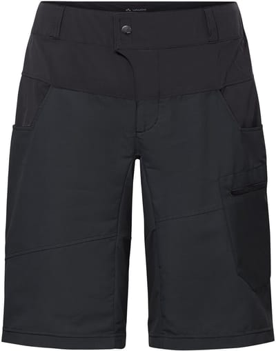 VAUDE Qimsa Shorts II, Fietsshorts met gevoerde inzet, Fiets-sportbroek voor heren, regular pasvorm