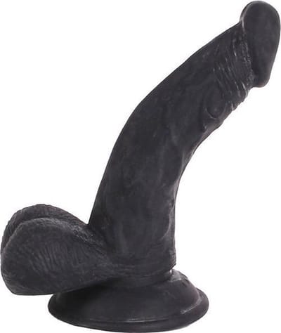 Kiotos Cox - Dildo 16 x 4 cm - Zwart