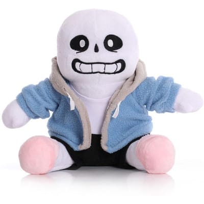 23cm Sans Undertale Pluche Speelgoed Spel Undertale Sans Pluche Speelgoed Zacht Gevuld Pluche Poppen Speelgoed voor Kinderen Verjaardag Kerstcadeau 23cm white