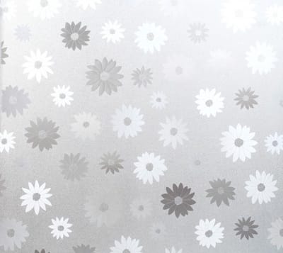 Raamfolie statisch-anti inkijk- bloemen 45cm x 2 meter
