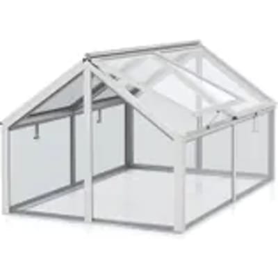 Vitavia Tuinkas Jordi - Veiligheidsglas - Geanodiseerd Aluminium - 89x124x71cm