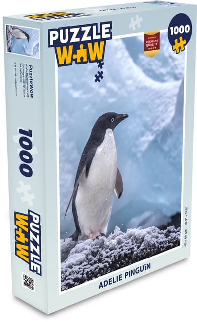 Puzzel Adelie Pinguïn - Legpuzzel - Puzzel 1000 stukjes volwassenen