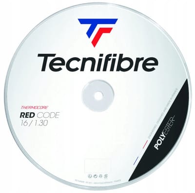 Tecnifibre Red Code 1.30 Tennissnaar - Rood, 12m