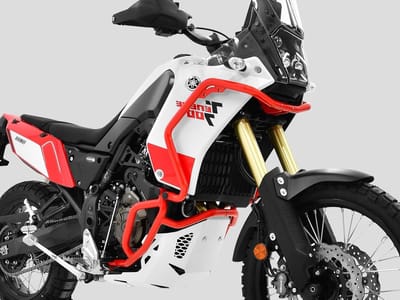 Valbeugel Motorfiets - Beschermbeugel Frame - Motor Beschermen - Bevestigd op Originele Punten - Set Rechts en Links - Rood