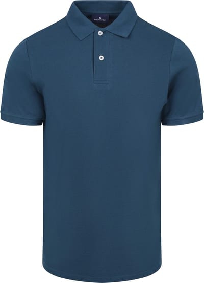 Steppin' Out Polo Piqué Royal Blauw - Maat S - Heren - Polo shirt Heren met Korte mouw