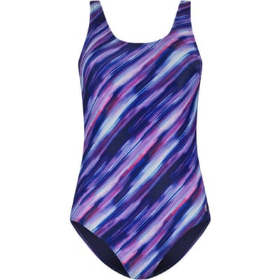 Ten Cate badpak soft cup blue streak voor Dames | Maat 38