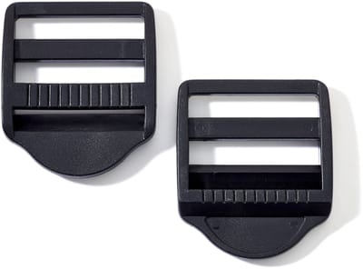 PRYM Regelbare klemgespen KST 40 mm zwart 416392 - Prym - Klemgesp - zwart - 2 stuks
