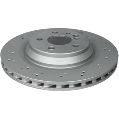 Remschijf ATE 24.0126-0137.1 achter, geventileerd, sterk gecarboniseerd, 1 Stuk