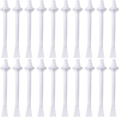Neuswax Applicatoren - Dubbelzijdige Staafjes - Neusreiniging - Hygiënisch Verwijderen - 20 Stuks