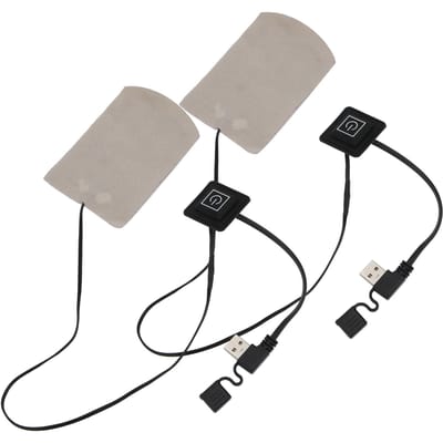 1 Paar Koolstofvezel Elektrische Sokken Verwarmingsfolie USB Winter Warm Houden Buitensporten