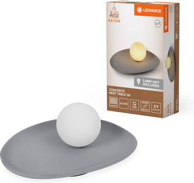 LEDVANCE Decor Concrete Nest Tafellamp 1XG9 Grijs