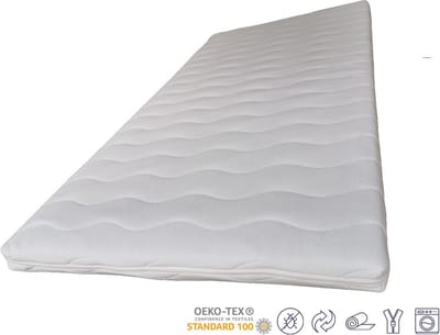 Topdekmatras - Topper - Nasa Traagschuim - Op Maat - 135x210 - 8 cm