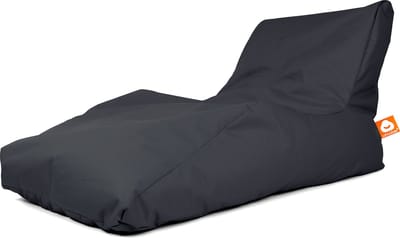 Whoober loungestoel zitzak Bali XL outdoor antraciet - Wasbaar - Voor binnen en buiten