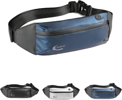 Stijlvolle Heuptas voor Dames in Blauw - Modieuze Bum Bag met Ruime Opbergruimte en Comfortabele Draagriem