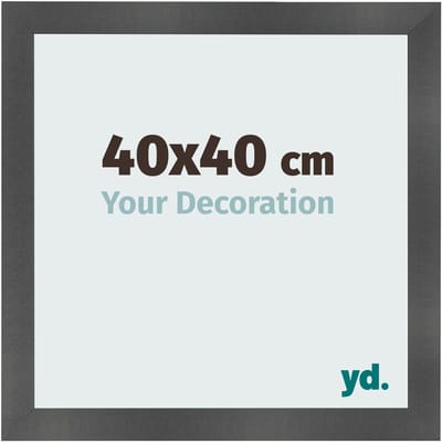 Your Decoration - Fotolijst 40x40 cm - MDF - Zwart Mat - Pisa