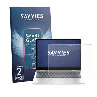 2 Stuks Savvies Screenprotector - geschikt voor HP EliteBook 8 Flip G2i 13" - beschermfolie glas transparant