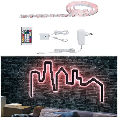 Paulmann FlexLED 3D 78964 LED-strip basisset Met connector (male) 12 V 1.5 m RGB 1 stuk(s)