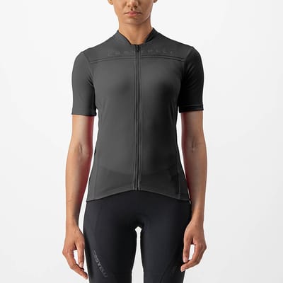 Castelli ANIMA 4 FIETSSHIRT LIGHT BLACK - Vrouwen - maat M