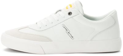 camel active Sneakers met suède details - Maat menswear-41 - Wit