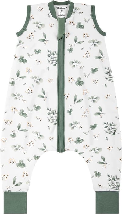 Kinderslaapzak 1.0 Tog van Lichtgevoerd Katoen - Ademend voor Lente, Zomer en Herfst - Plantenprint
