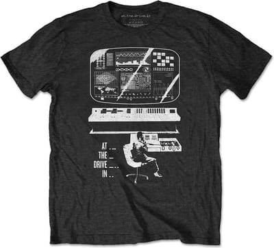 At The DriveIn - Monitor Heren T-shirt - S - Zwart