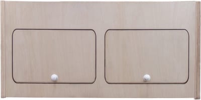 Bovenkast camperbusje - natuurlijk - 80 x 35 x 35 cm - softclose