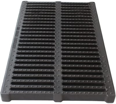 Riooldeksel Rooster - Afvoerdeksel Kanaalrooster - Afwatering Beton - Industriële Kwaliteit - 500x200mm - Zwart