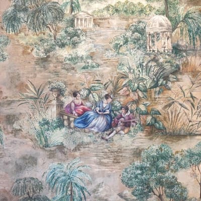 Toula de Joule 6548-16 Vinylbehang natuurmotieven en Britse countryside-stijl.